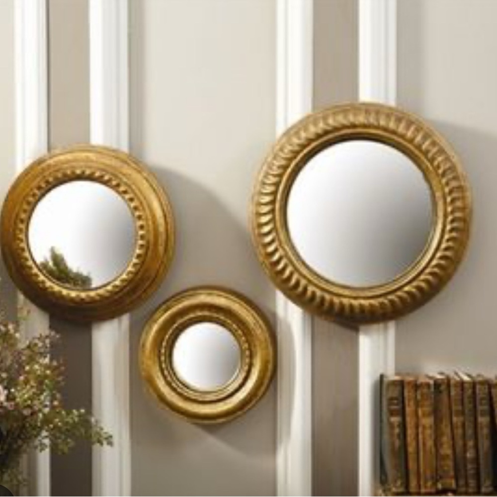 FINAL SALE‼️Two’s Company Gold Wall Mirror